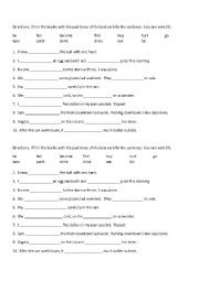 Irregular Verb Practice