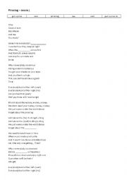 English Worksheet: price tag - fill the blanks 