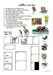 Comparatives- Zoo animal is bigger, smaller, fastest