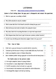 English Worksheet: Video Lesson: 