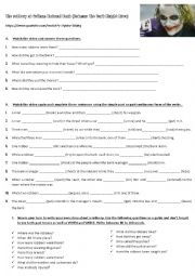 English Worksheet: Video lesson: The Robbery at Gotham National Bank (Past Simple/Past Continuous)