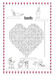 Simpsons family word search II