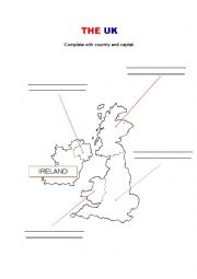 English Worksheet: THE UK
