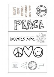 Peace Bookmarks