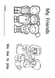 English Worksheet: Sight Word Booklet - We Like to