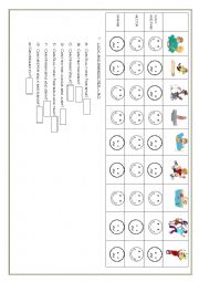 English Worksheet: Actions - Can/Can`t 