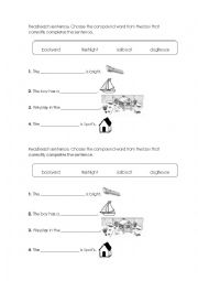 English Worksheet: Compound Words