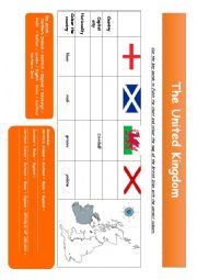 English Worksheet: Discover the Biritish Isles