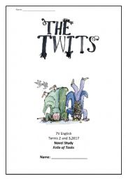 The Twits - Folio Booklet - Year 7