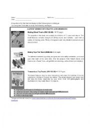 English Worksheet: ENQUIRIES LISTENING ACTIVITY