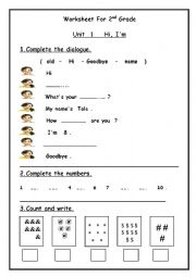 grade 2 worksheet