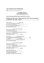 English Worksheet: Listening Practice