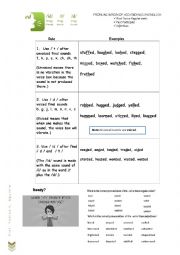 English Worksheet: -ED Pronunciation in English