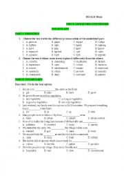 English Worksheet: Life in the countryside