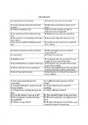 English Worksheet: COMPLAINT ROLE PLAY DIALOGUE 