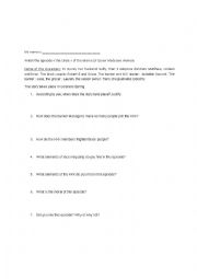 English Worksheet: Dr Quinn, episode about KKK