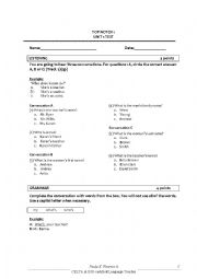 English Worksheet: unidas 2