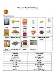 English Worksheet: Reading a Recipe