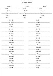 English Worksheet: Ordinal Numbers for the date (1st=>31st)