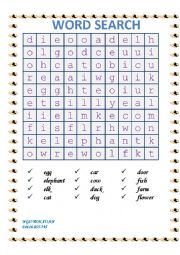 English Worksheet: letters & sounds CDEF