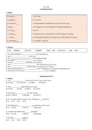 English Worksheet: Conditionals I and II, auxiliaries, verbs + prepositions