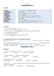 English Worksheet: Conditionals 0, I,II,III; past and present probabilities 