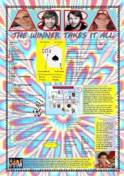 English Worksheet: AᗺBA - The winner takes it all