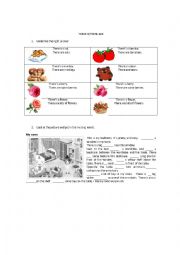 English Worksheet: THERE IS/THERE ARE 