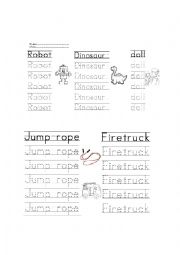 English Worksheet: Supertots 2 unit 1