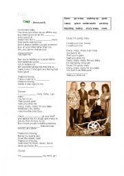 English Worksheet: Crazy - Aerosmith