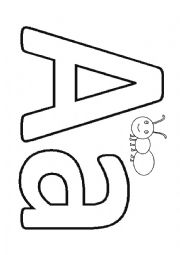 Alphabet Colouring Book (part 1)