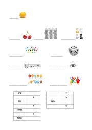 English Worksheet: Numb3rs!