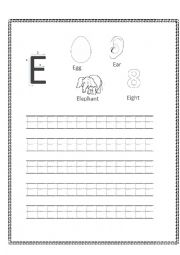 English Worksheet: Lets Learn to Write Letter (