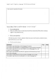 English Worksheet: TED-Talk Suzanne Talhouk: Dont kill your language