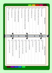 English Worksheet: Yes-No questions