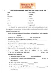 English Worksheet: House and Home 1 
