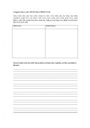 English Worksheet: PAST SIMPLE