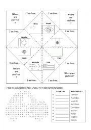 English Worksheet: WHERE ARE YOU FROM?