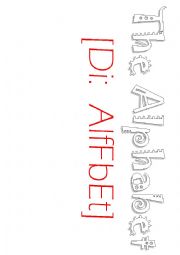 English Worksheet: Alphabet with IPA pronunciation (posters)