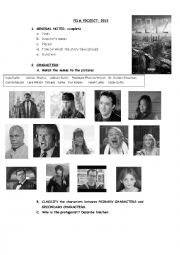 English Worksheet: FILM PROJECT 2012