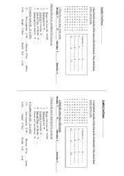 English Worksheet: short test on months, days, personal pronouns,  verb to be +