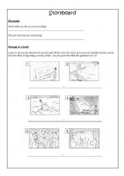 English Worksheet: Storyboard