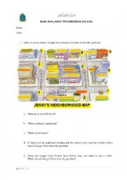 English Worksheet: Around Town and Country