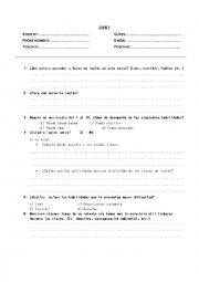 First class survey