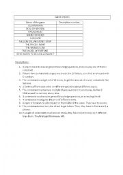 English Worksheet: game shows