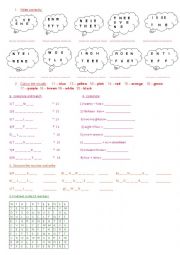 English Worksheet: numbers