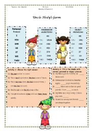 Object and subject pronouns