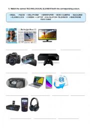 English Worksheet: Technology