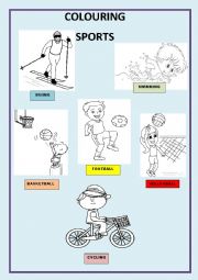 English Worksheet: Sports