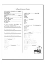 English Worksheet: Reflexive Pronouns Review